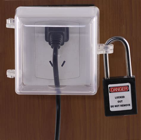 electric waterheater lock boxes|electric water heater lockout device.